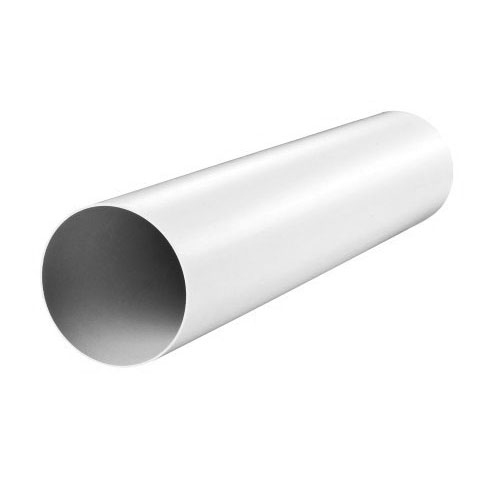 Lüftungsrohr Kunststoff weiß Ø100 mm x 500 mm